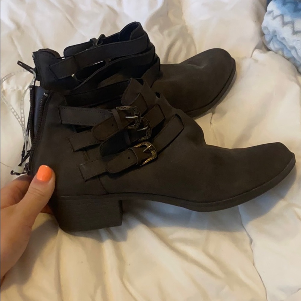 Taupe Ankle Boots